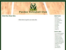 Tablet Screenshot of pandasvolleyballclub.org